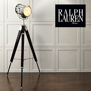 floor lamp Ralph Lauren MONTAUK SEARCH LIGHT FLOOR LAMP IN EBONY