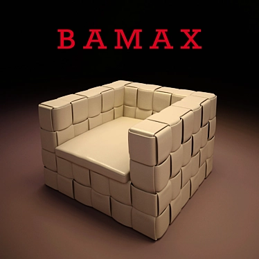 Bamax Theodore Armchair 3D model image 1 