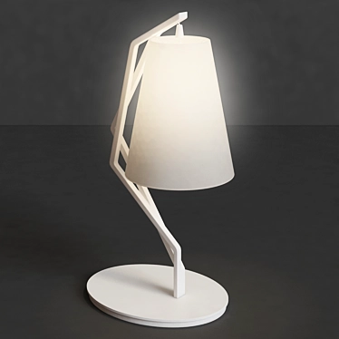 Sleek Modern Desk Lamp 3D model image 1 