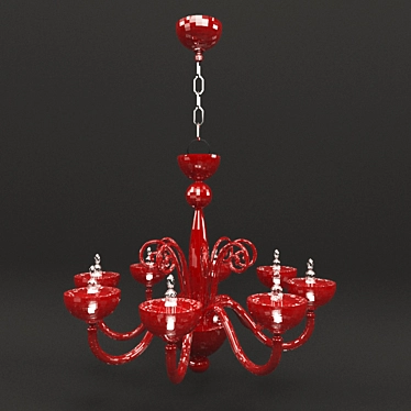 Modern Classic Chandelier: Elegant & Versatile 3D model image 1 