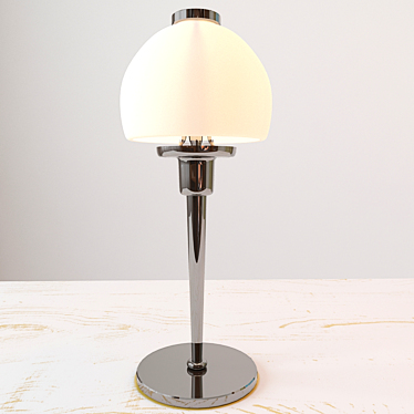 Classic Nickel Table Lamp | Adriana 1602 3D model image 1 