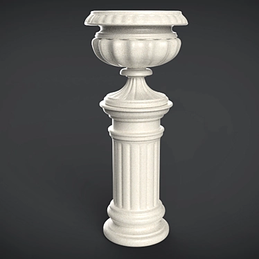 Garden Bliss Vase 3D model image 1 