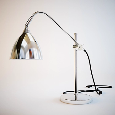 Sleek Desk Lamp with Original BTC Design 3D model image 1 