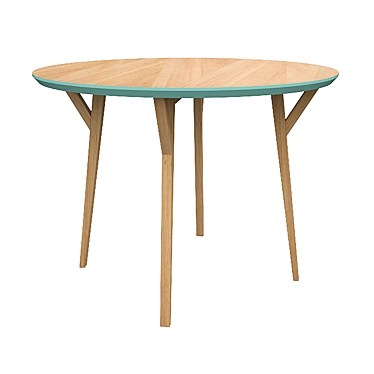 Modern Round Dining Table 3D model image 1 