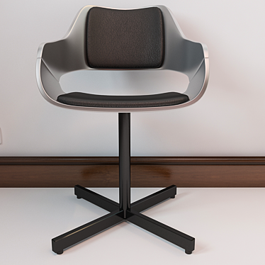 Sleek Duco Finish Chair 3D model image 1 