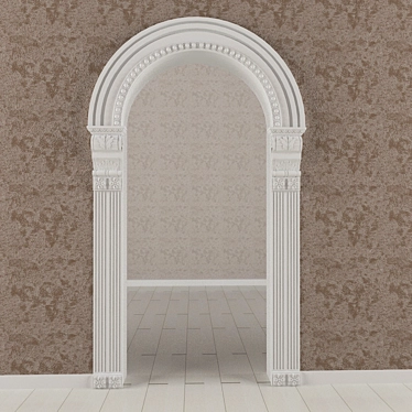 Elegant Entryway Solution 3D model image 1 