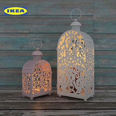 GOTTGЁRA Molded Candle Lantern 3D model image 1 