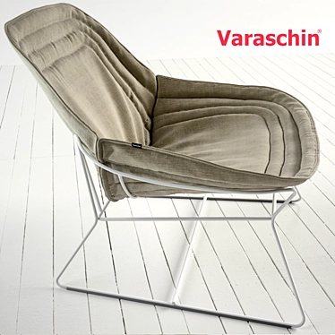 Stylish Chapeau Armchair: Modern Elegance 3D model image 1 