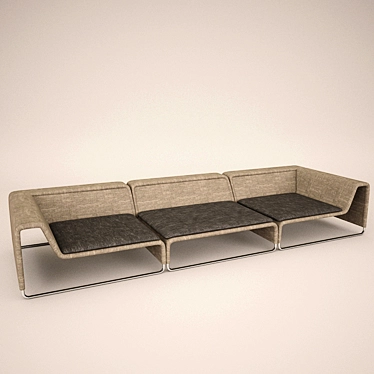 Modular Sofa Island by Paola Lenti 3D model image 1 