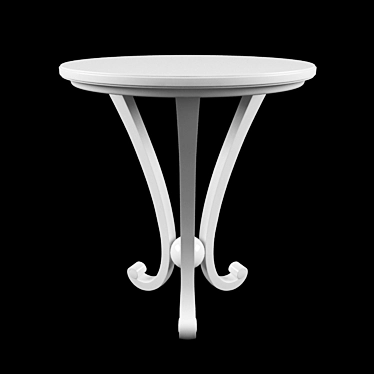 Elegant Martini Tripod Table 3D model image 1 