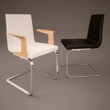 Rolf Benz 620 Chair - Sleek and Stylish 3D model image 1 