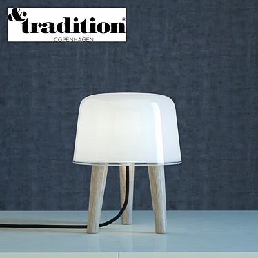 Andtradition Milk Table Lamp 3D model image 1 