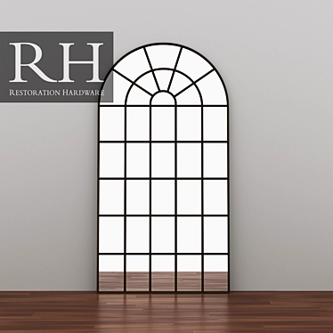 Elegant Palladian Mirror: Luxurious Wall Decor 3D model image 1 