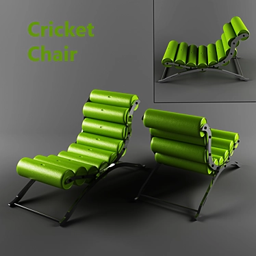 Ergonomic Foldable Cricket Chair 3D model image 1 