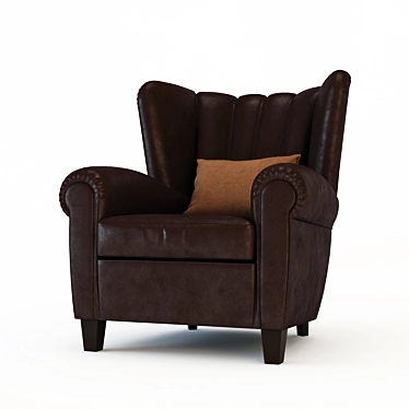 Sleek & Stylish SAVINA Chair 3D model image 1 