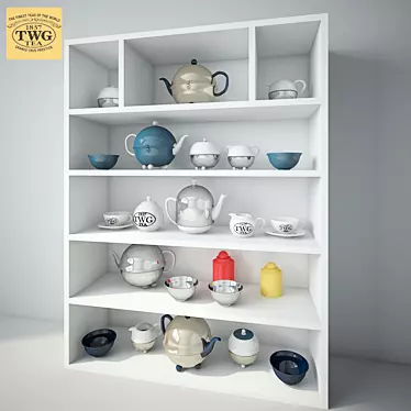 Luxury Tea Ware: TWG Essentials 3D model image 1 