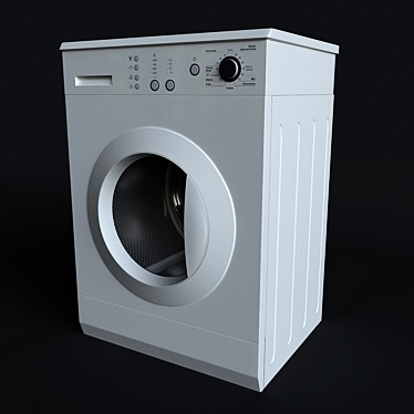 Efficient LG Washing Machine 3D model image 1 