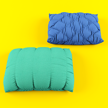 UV Textured Cushion: Sumptuous Comfort 3D model image 1 