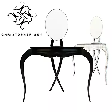 Elegant Vanity Table by Christopher Guy 3D model image 1 