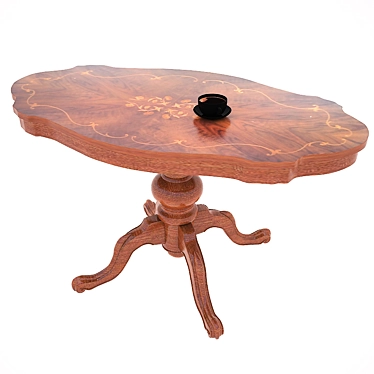 Elegant Classic Style Table 3D model image 1 