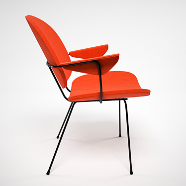WH Gispen 202 Chair - Modern Elegance 3D model image 1 