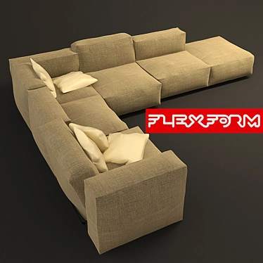 Flexform Lario 88: Modular Excellence 3D model image 1 