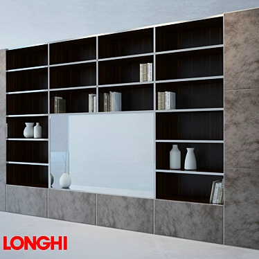 Longhi Ianus Modular Shelving 3D model image 1 