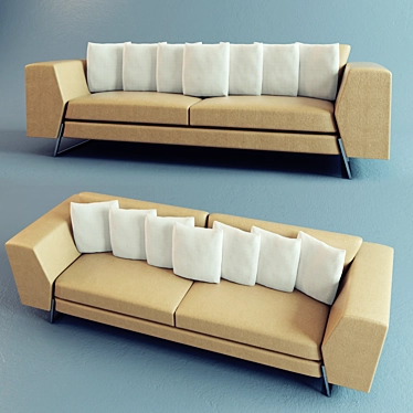 ARDEN Twin-Single Bed 3D model image 1 