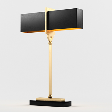 Contemporary Apropos Table Lamp 3D model image 1 