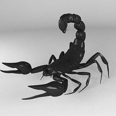 Venomous Scorpio Pendant 3D model image 1 