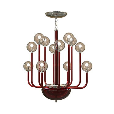 Carmine Crystal Chandelier 3D model image 1 