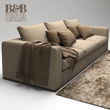 Maxalto B&B Italia Omnia Sofa 3D model image 1 