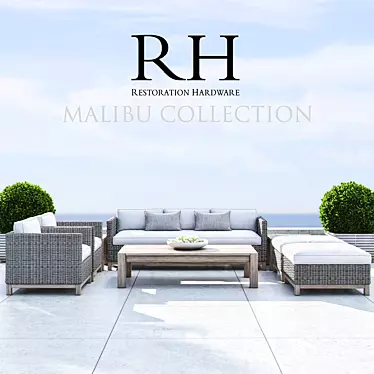 RH MALIBU Collection: Stylish & Comfortable Furniture 3D model image 1 