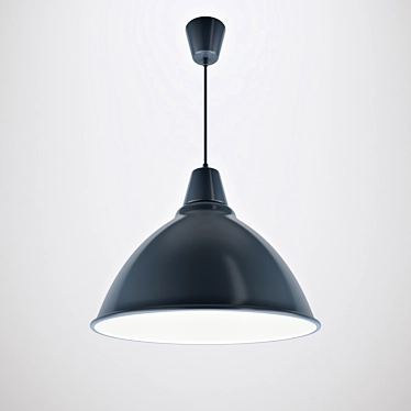 Sleek Pendant Light Fixture 3D model image 1 