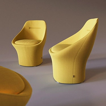 Ezy Offecct Chair: Effortless Comfort 3D model image 1 