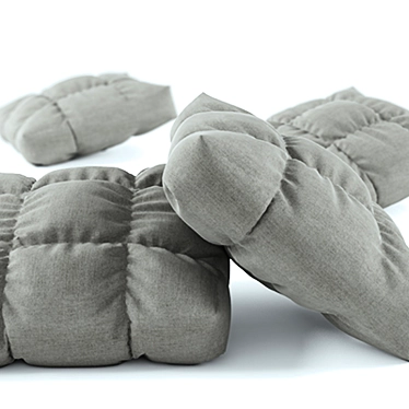 Cozy Cushion Pouf 3D model image 1 