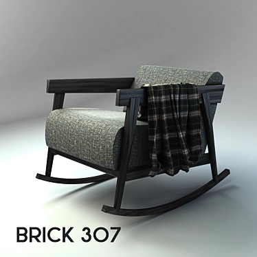 Brick 307 | Armchair: Modern Elegance for Comfort 3D model image 1 