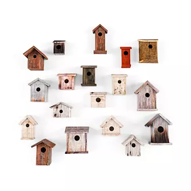 Decorative composition birdhouses