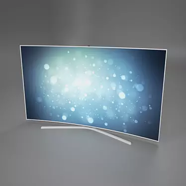 Samsung SUHD TV: Immersive Curved Display 3D model image 1 