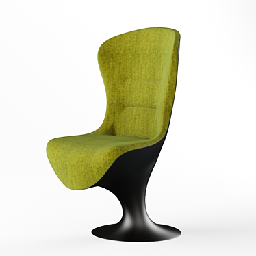 Sturdy Steel Chair 3D model image 1 