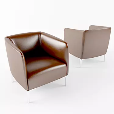 Elegant Rolf Benz Armchair 3D model image 1 