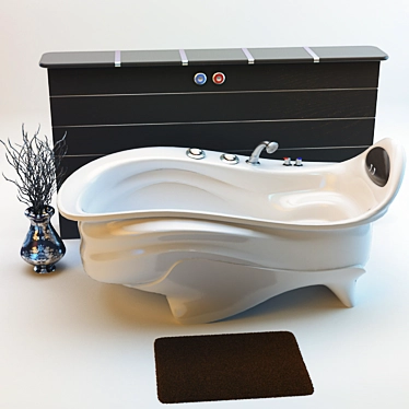 Luxury Soaking Tub 3D model image 1 