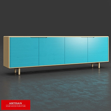 Artisan Invito Sideboard: Exquisite Craftsmanship 3D model image 1 