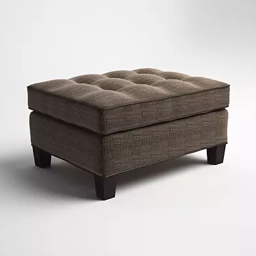 Vintage Ralph Lauren Home Ottoman 3D model image 1 