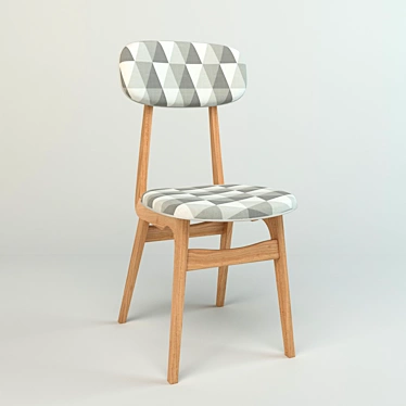 Elegant Deco Chair: Stylish and Versatile 3D model image 1 