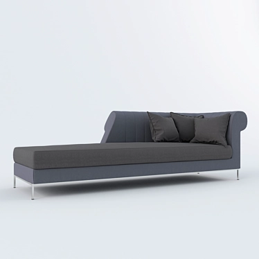 Elegant Busnelli Sofa 3D model image 1 