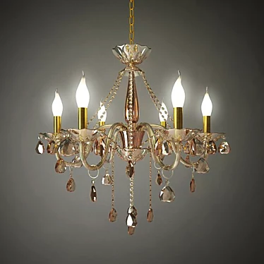 Title: Bohemia WL7189-5KG-CO Chandelier 3D model image 1 