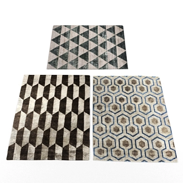 Retro Patterns: Baxter Fifties Carpets 3D model image 1 