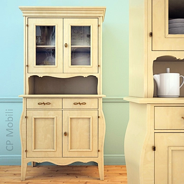 Versatile Kitchen & Dining Sideboard 3D model image 1 