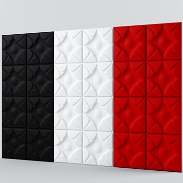 Egyptian 3D Wall Panel 3D model image 1 